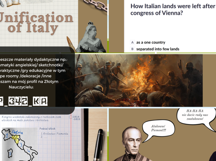 H710 ANG Zjednoczenie Włoch i Niemiec