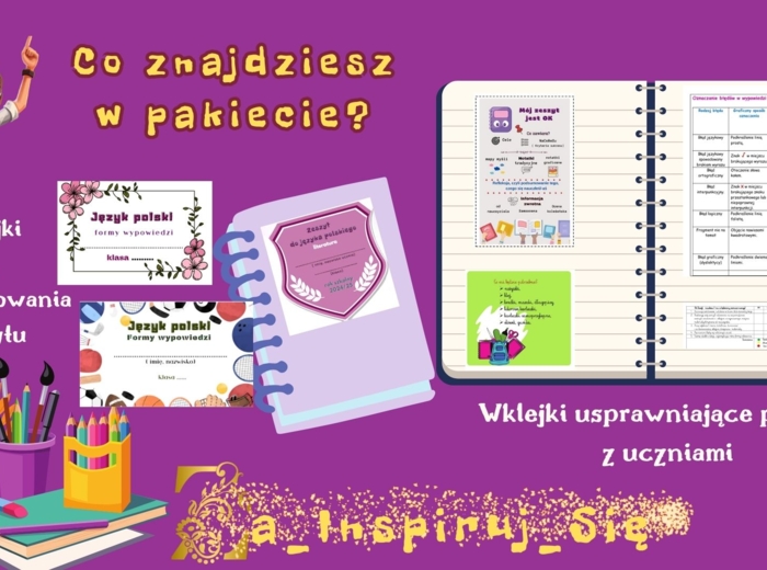 Scenariusz lekcji jęz. polskiego dla klas IV-VIII- lekcje na początek roku szkolnego