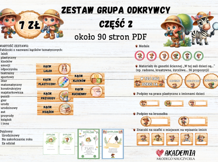 ZESTAW GRUPA ODKRYWCY 2