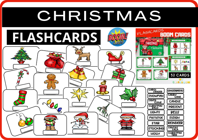 CHRISTMAS FLASHCARDS