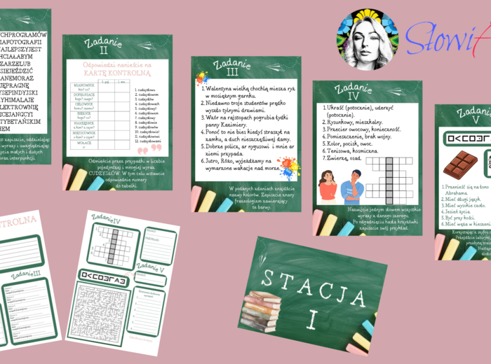 NOWOŚĆ!!! Międzynarodowy Dzień Języka Ojczystego STACJE ZADANIOWE + GIRLANDA z napisem