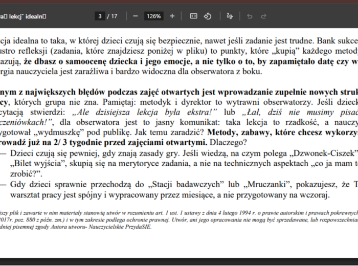 Jak przygotować lekcję idealną?! Sprawdzone sposoby, metody i tricki! Bank sprawdzonych rozwiązań!