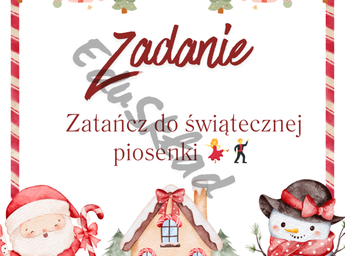 🎅 Kalendarz Adwentowy z Zadaniami – zestaw 54 kart dla dzieci