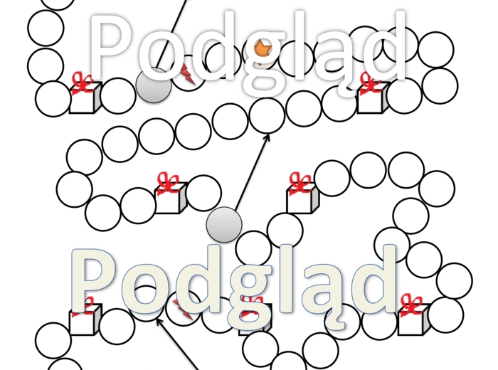 Gra planszowa Świąteczne prezenty