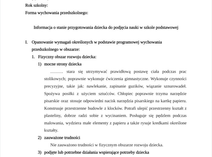 Diagnoza gotowości szkolnej