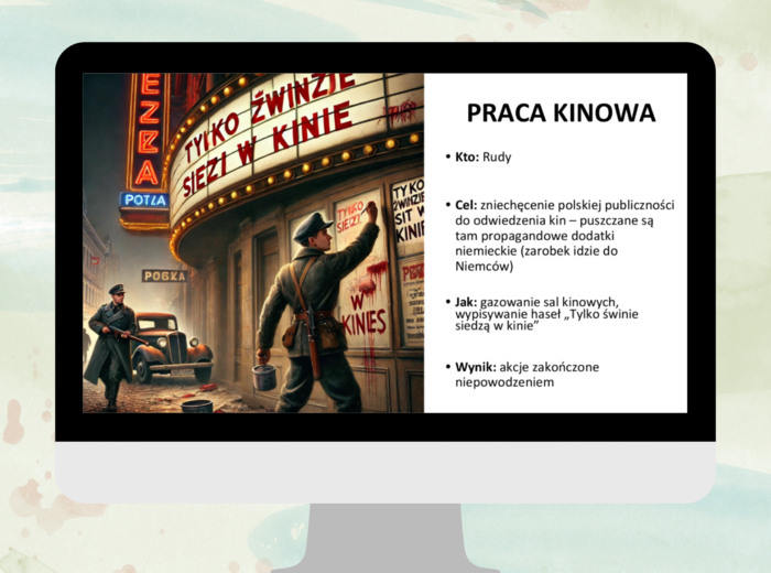 Prezentacja "Kamienie na szaniec" - powtórka - akcje sabotażowe i dywersyjne - egzamin ósmoklasisty