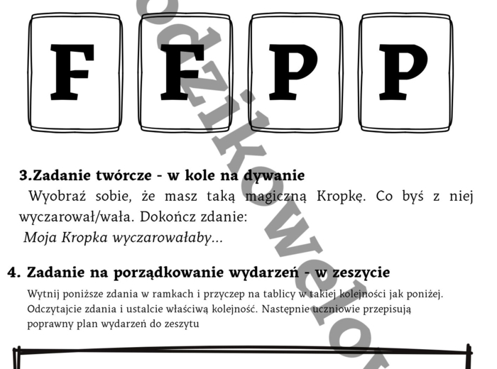 Magiczna kropka - materiał na Dzień Kropki