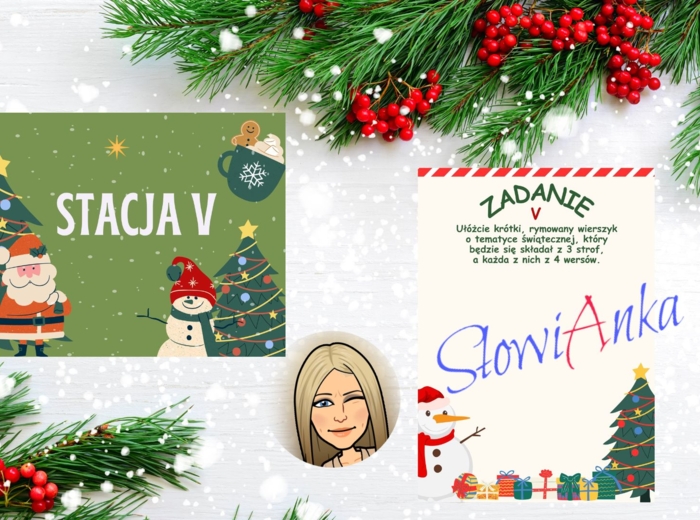 Bożonarodzeniowe STACJE ZADANIOWE
