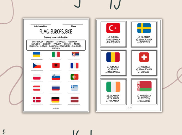 Flagi Europejskie - konkurs