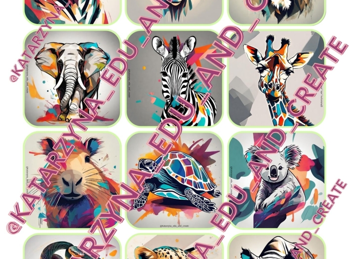 Memory - abstrakcyjne zwierzęta