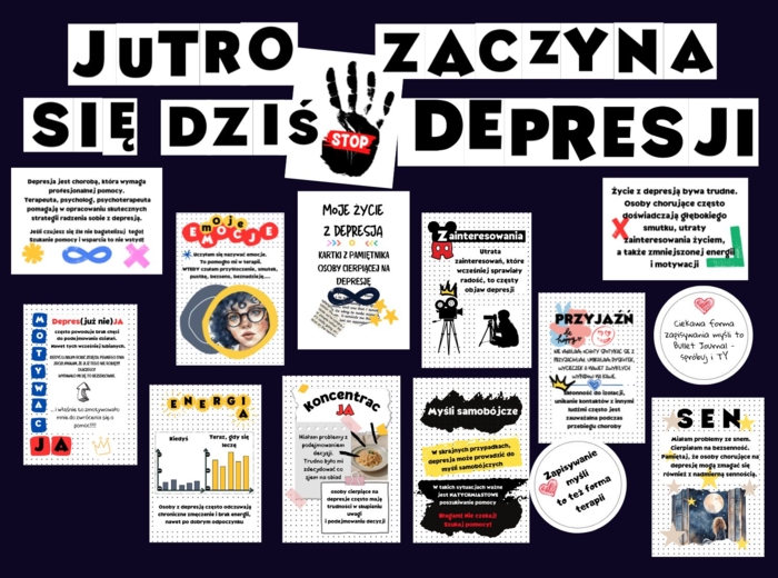 Depresja - kartki z pamiętnika - gazetka