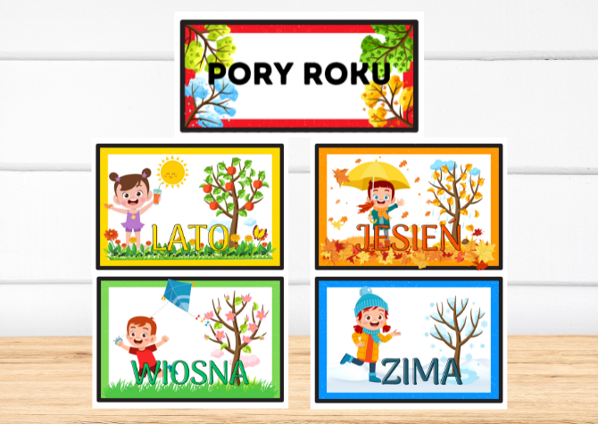 Karty demonstracyjne / pokazowe - Pory Roku