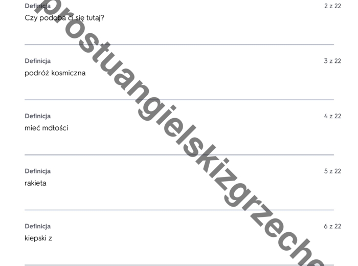 English Class A1+ - Unit 3 - testy