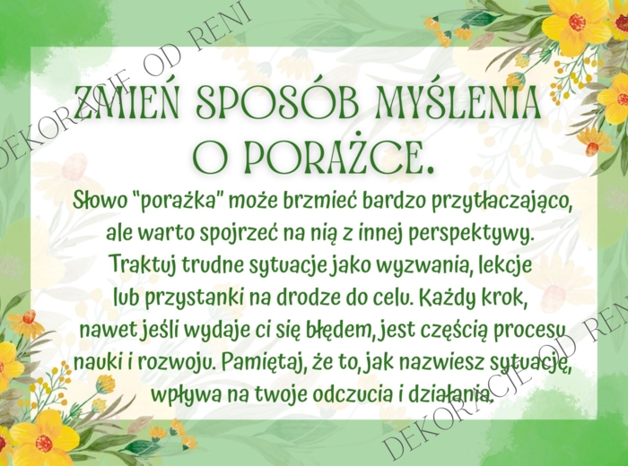 Jak poradzić sobie z porażką