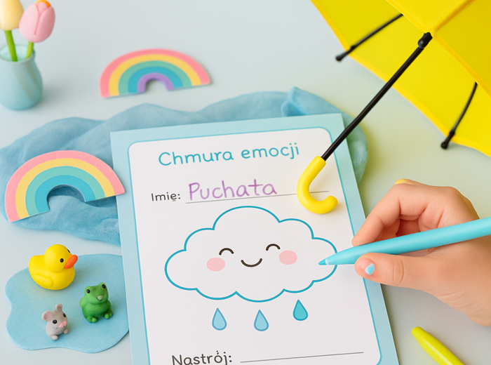 Karta pracy "Deszczowa przygoda"