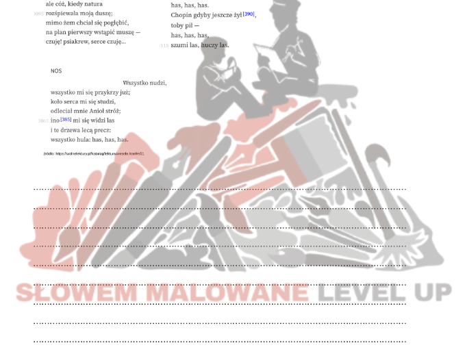 Wesele - zadania do lektury