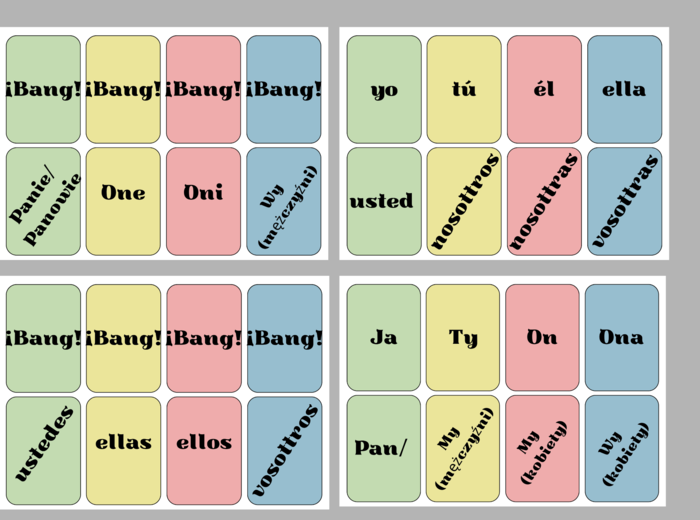 Hiszpańskie zaimki osobowe