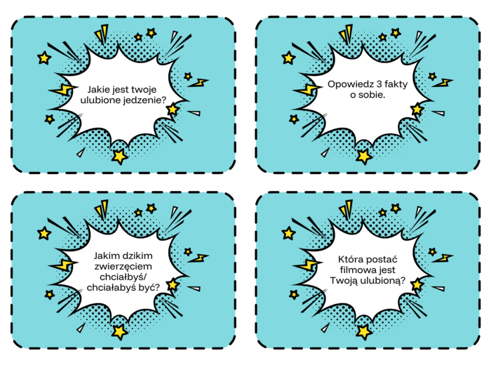 Zestaw materiałów na zajęcia integracyjne