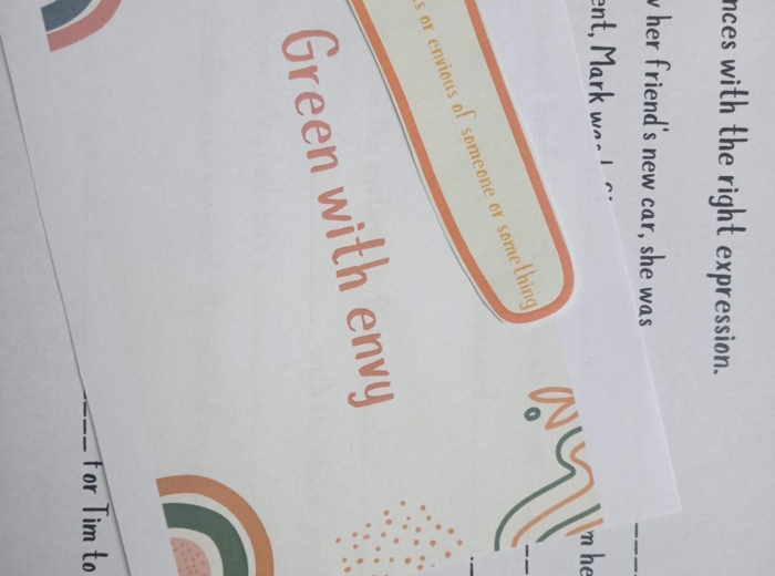 Expressions with colors - wyrażenia z kolorami