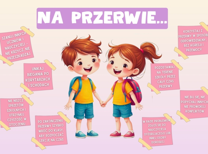 📌 NA PRZERWIE - ZASADY ZACHOWANIA 📌