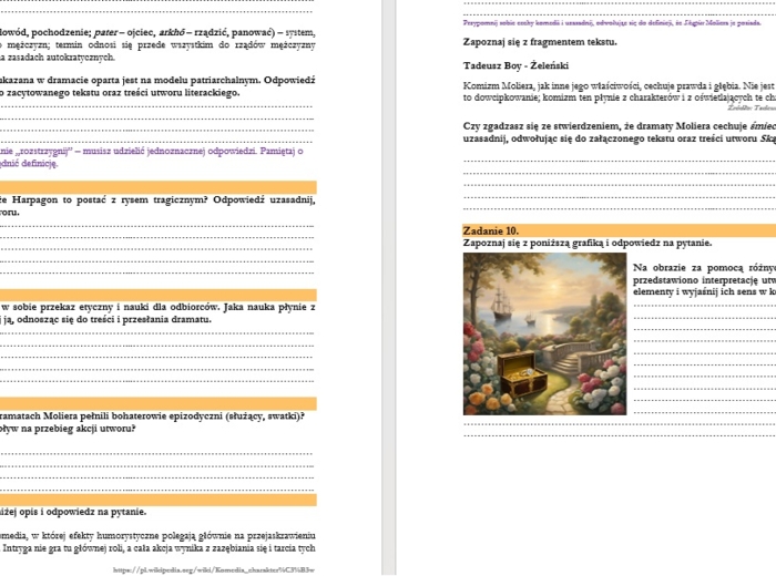 Lekturownik dla liceum cz. I