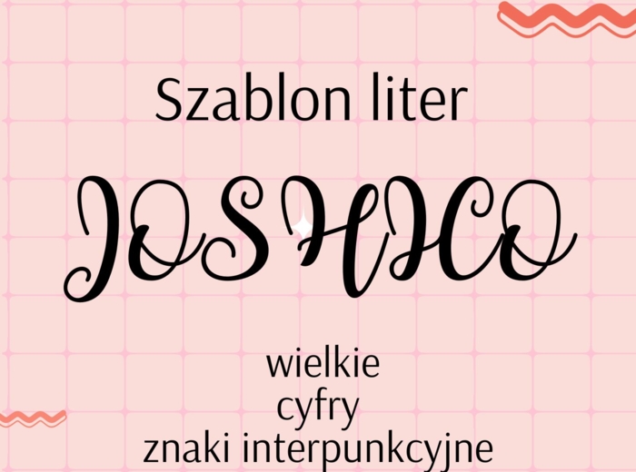 Szablon liter - joshico - wielkie