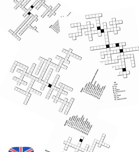 English Class A1 – Unit 4 – krzyżówki