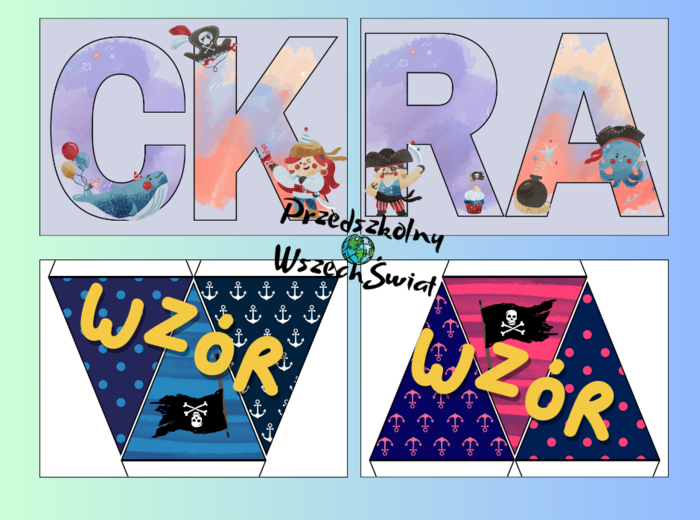 Piracki bal karnawałowy - napis