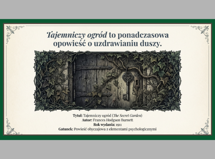 🌸TAJEMNICZY OGRÓD – prezentacja (16 slajdów)