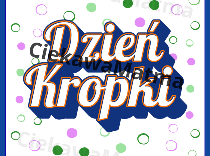 Plakat na Dzień Kropki – kolorowa dekoracja, która inspiruje!