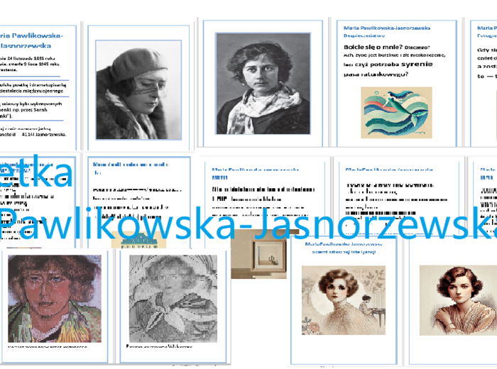 2025 - rok Pawlikowskiej-Jasnorzewskiej. Kolorowa gazetka.
