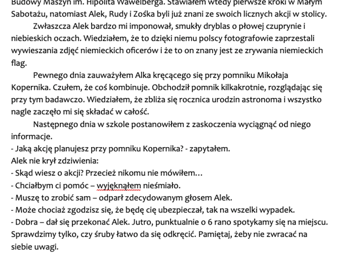 Opowiadanie na E8 – analiza, tworzenie i doskonalenie umiejętności (pakiet zadań)
