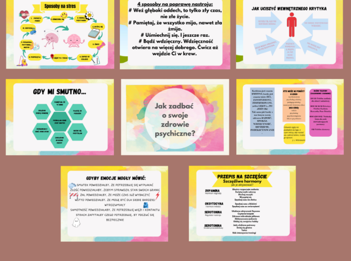 Gazetka "Jak zadbać o swoje zdrowie psychiczne?"