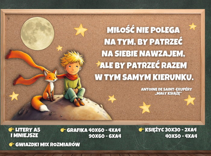 MAŁY KSIĄŻĘ - 2 CYTATY - WALENTYNKI 14 LUTEGO