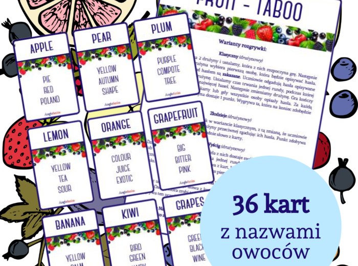 Fruit - Taboo | 36 kart