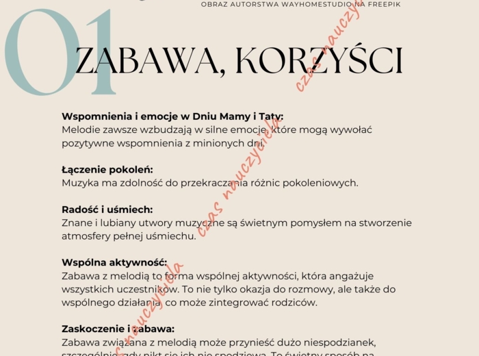 Jaka to melodia. Dzień Mamy i Taty. Dzień Rodziny. Zabawa z publicznością.
