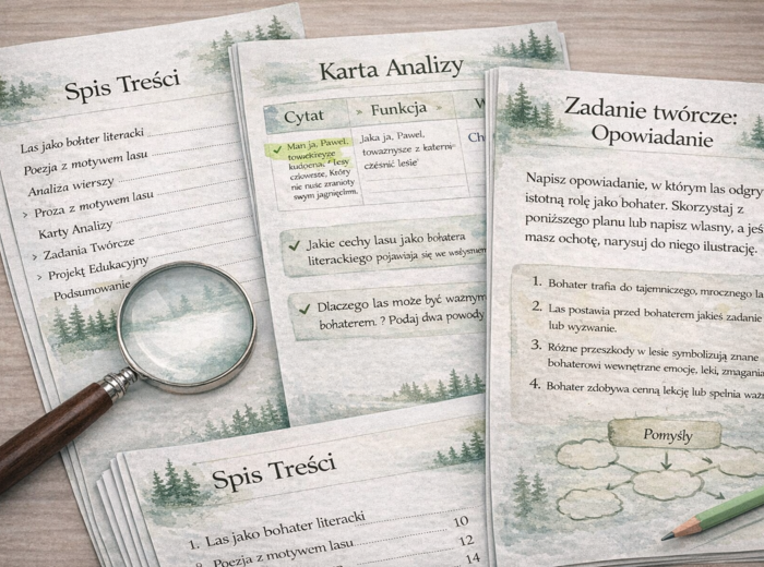 Las jako bohater literacki