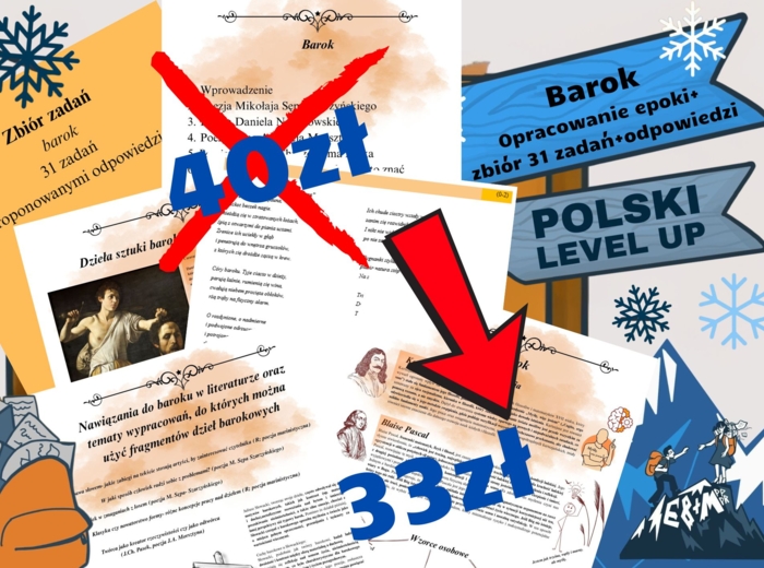 Barok_pakiet (opracowanie epoki+ zbiór testów+odpowiedzi)