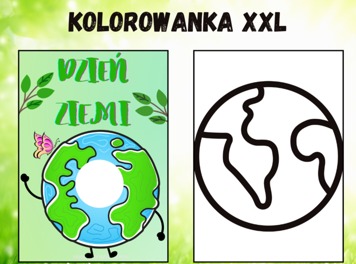 Fotobudka + kolorowanka XXL (ekologia/Dzień Ziemi)