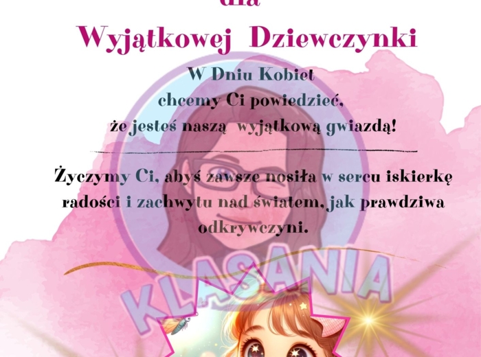 Dyplom na Dzień Kobiet i Chłopaka