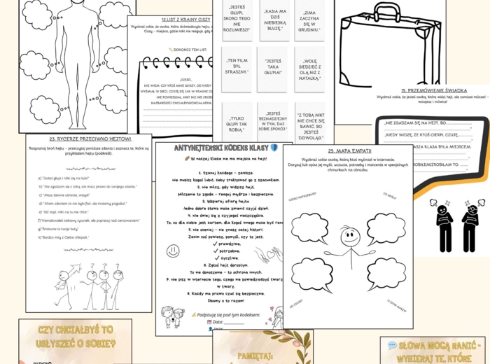 STOP HEJT, KARTY PRACY 4-8 PLUS GAZETKA