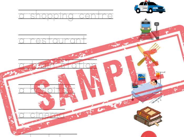 Stars and Heroes 2 Unit 3 Around town - karty pracy