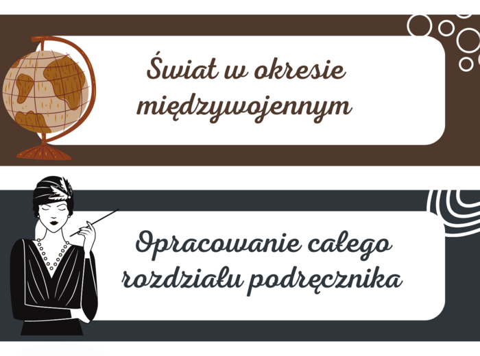Historia klasa 7 - Świat w okresie międzywojennym (karty pracy do podręcznika Nowej Ery)