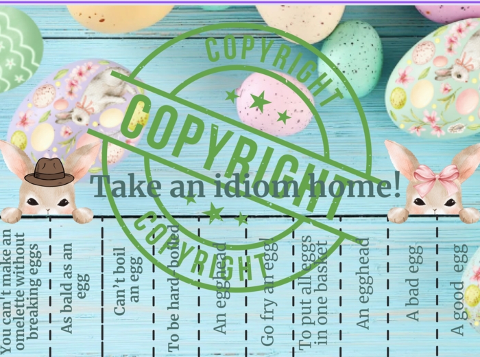 🌸 Easter Idioms Wielkanocna Gazetka z Idiomami 🥚