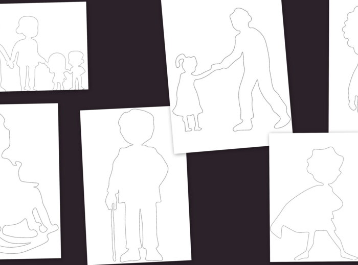 Szablony dzień babci i dziadka