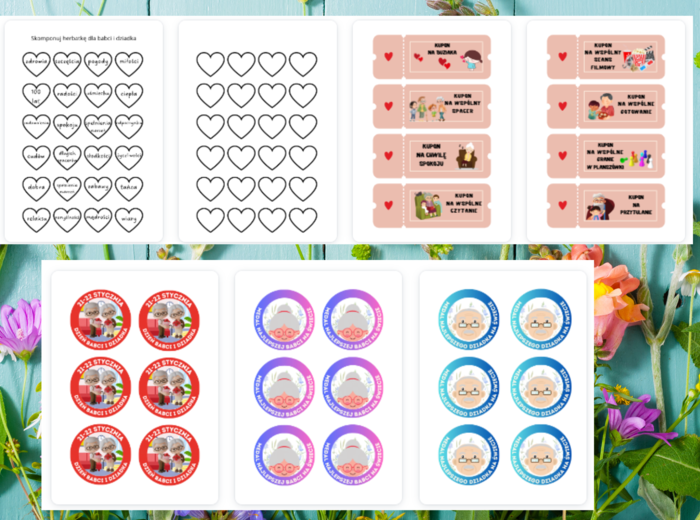Zestaw materiałów- Dzień Babci i Dziadka