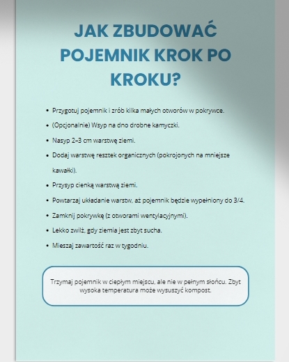 Eksperymentalne kompostowanie. Eksperyment. Doświadczenie. Proces rozkładu.