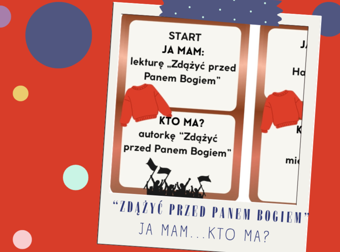"Zdążyć przed Panem Bogiem" - ja mam... kto ma?