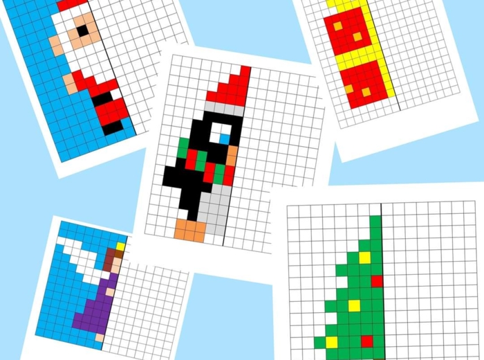 Zimowe kodowanie - lustrzane odbicie