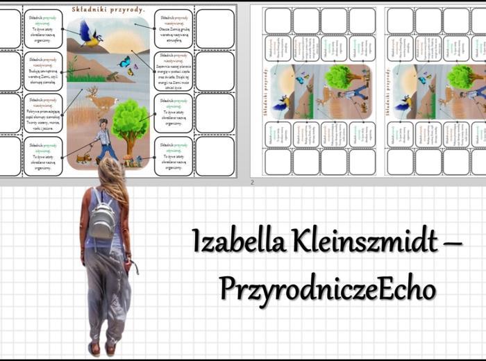 Notatka okienkowa/stacja zadaniowe/notatka/notatka graficzna/karta pracy/sketchnotka „Przyroda i jej składniki” w pdf. Przyroda 4 dział „Poznajemy warsztat przyrodnika”. Materiał wykonany na podstawie podręcznika z wydawnictwa Nowa Era – nowość 2024/2025